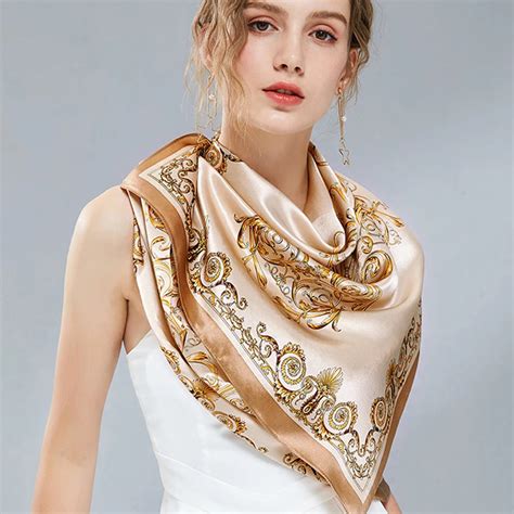 Luxury Silk Scarves .